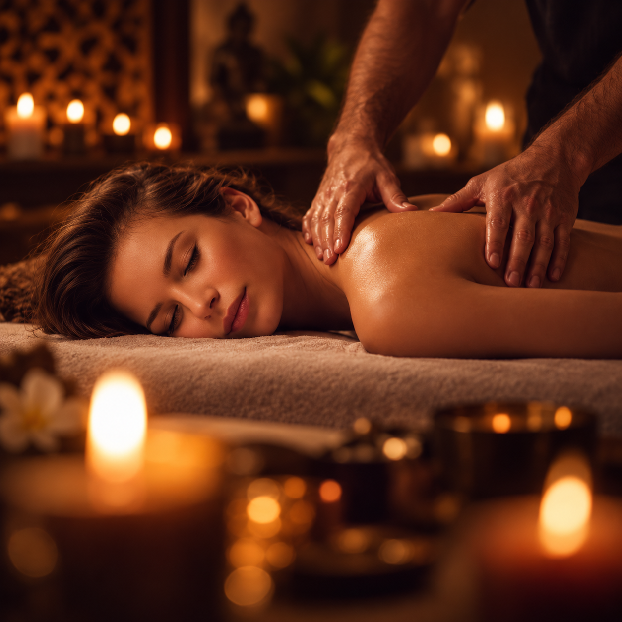 Sessão de terapia corporal